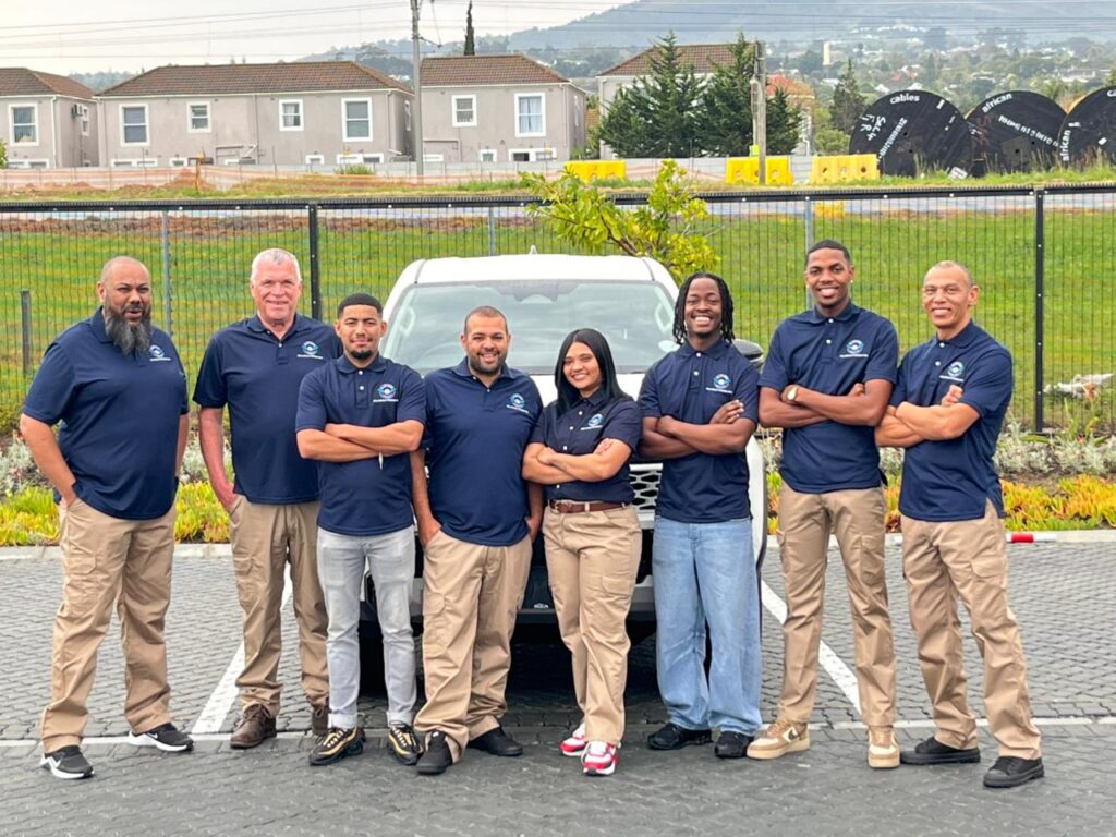 The Blue Wing Logistics team
